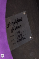 Amplified Nation Bombshell Overdrive 50w Head/1x12 Speaker Cab - Purple Suede & Liquid Gold Leaf Guitar Head and Cabinet
