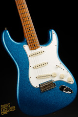 2023 - Fender Custom Shop Eddie's Guitars Exclusive Dealer Select Roasted 1963 Stratocaster Journeyman - Blue Sparkle