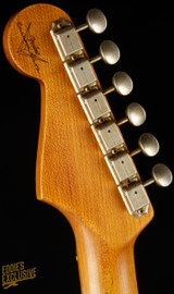 2023 - Fender Custom Shop Eddie's Guitars Exclusive Dealer Select Roasted 1963 Stratocaster Journeyman - Blue Sparkle