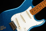 2023 - Fender Custom Shop Eddie's Guitars Exclusive Dealer Select Roasted 1963 Stratocaster Journeyman - Blue Sparkle