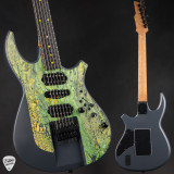 James Tyler Ultimate Weapon Toxic Shmear Top with Toxic Grey Back and Sides Electric Guitar