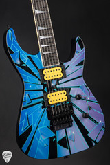 Jackson Custom Shop USA Special Edition Soloist Shattered Glass Variant X Summer Showcase Event Instrument Electric Guitar