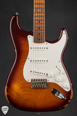 Fender Custom Shop Limited Edition 50s Dualmag Stratocaster Relic Violin Burst Summer Showcase Event Instrument Electric Guitar