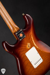 Fender Custom Shop Limited Edition 50s Dualmag Stratocaster Relic Violin Burst Summer Showcase Event Instrument Electric Guitar