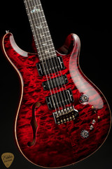 Paul Reed Smith Eddie's Guitars Wood Library Special Semi Hollow - Fire Red Burst/Ebony Fretboard/Figured Maple Neck