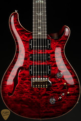 Paul Reed Smith Eddie's Guitars Wood Library Special Semi Hollow - Fire Red Burst/Ebony Fretboard/Figured Maple Neck