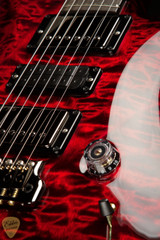 Paul Reed Smith Eddie's Guitars Wood Library Special Semi Hollow - Fire Red Burst/Ebony Fretboard/Figured Maple Neck
