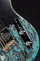 James Tyler Tylerbastar Neon Turquoise Shmear Electric Guitar