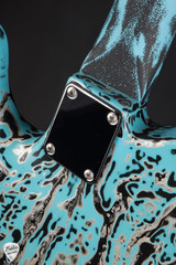 James Tyler Tylerbastar Neon Turquoise Shmear Electric Guitar