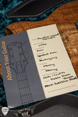 Spec Case Pamphlet for 2025 Kevin Ryan Signature Series Paradiso Grand Concert Acoustic Guitar with Spalted Koa