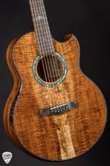 2025 Kevin Ryan Signature Series Paradiso Grand Concert Acoustic Guitar with Spalted Koa