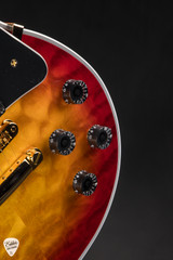 Gibson Custom Shop Dealer Select Les Paul Custom 5A Quilt Tree Of Life Fireburst Electric Guitar
