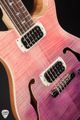 PRS SE Ed Sheeran Hollowbody I Baritone Piezo Pink Ombre Electric Guitar