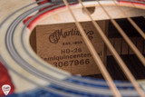 Label for Martin HD28 Semiquincentennial 83 of 250 Acoustic Guitar