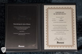 Certificate of Authenticity for Ibanez IV2MDM Natural Electric Bass