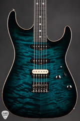 Suhr Standard Roasted Trans Teal Burst Electric Guitar