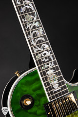 Gibson Custom Shop Dealer Select Les Paul Ultima Tree of Life Iguana Burst Electric Guitar