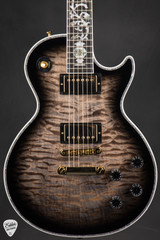Gibson Custom Shop Dealer Select Les Paul Ultima Tree of Life Cobra Burst Electric Guitar