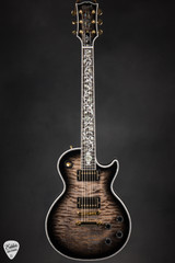 Gibson Custom Shop Dealer Select Les Paul Ultima Tree of Life Cobra Black and Yellow Electric Guitar