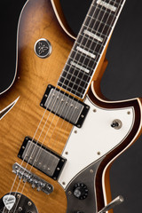 Novo Maple Top Miris JHH Dealer LTD  Amber Burst Electric Guitar