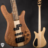 Spector NS 2 4 String Neck Thru Maple Burl and Swamp Ash Electric Bass