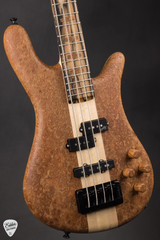 Spector NS 2 4 String Neck Thru Maple Burl and Swamp Ash Electric Bass