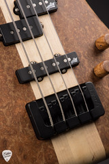 Spector NS 2 4 String Neck Thru Maple Burl and Swamp Ash Electric Bass