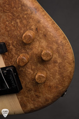 Spector NS 2 4 String Neck Thru Maple Burl and Swamp Ash Electric Bass