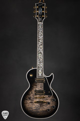Gibson Custom Shop Dealer Select Les Paul Custom 5A Quilt Tree Of Life Cobra Burst Electric Guitar