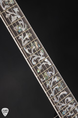 Gibson Custom Shop Dealer Select Les Paul Custom 5A Quilt Tree Of Life Cobra Burst Electric Guitar