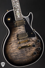 Gibson Custom Shop Dealer Select Les Paul Custom 5A Quilt Tree Of Life Cobra Burst Electric Guitar