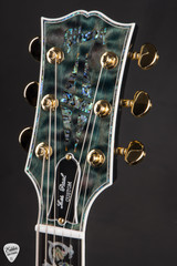 Gibson Custom Shop Dealer Select Les Paul Ultima 5A Tree of Life Nordic Blue Electric Guitar