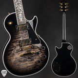 Gibson Custom Shop Dealer Select Les Paul Custom 5A Quilt Tree Of Life Cobra Burst Electric Guitar