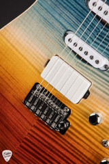 Tom Anderson Drop Top Fire Sunset Double Wipeout With Binding Electric Guitar