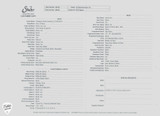 Spec Sheet for Suhr Standard Natural Electric Guitar