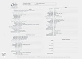 Spec Sheet for Suhr Roasted Classic S Antique Neoteric Limited Edition Black Electric Guitar