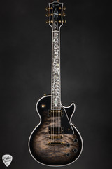 Gibson Custom Shop Dealer Select Les Paul Custom 5A Quilt Tree Of Life Cobra Burst Electric Guitar
