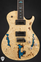 PRS Private Stock 12142 McCarty 594 Singlecut Buckeye Burl Blue Swirl Resin Electric Guitar