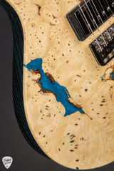 PRS Private Stock 12142 McCarty 594 Singlecut Buckeye Burl Blue Swirl Resin Electric Guitar