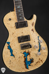 PRS Private Stock 12142 McCarty 594 Singlecut Buckeye Burl Blue Swirl Resin Electric Guitar