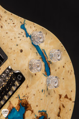 PRS Private Stock 12142 McCarty 594 Singlecut Buckeye Burl Blue Swirl Resin Electric Guitar