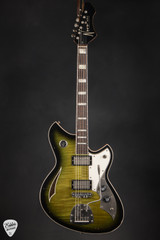 Novo Maple Top Miris JHH Dealer LTD Cats Eye Burst with Amber Back and Sides Electric Guitar