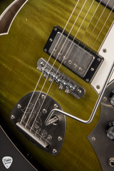 Novo Maple Top Miris JHH Dealer LTD Cats Eye Burst with Amber Back and Sides Electric Guitar