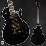 Gibson Les Paul Custom Long Scale Ebony Electric Guitar