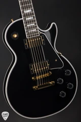 Gibson Les Paul Custom Long Scale Ebony Electric Guitar