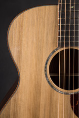 Huss and Dalton OM Custom Acoustic Guitar with Dark Forest Century Cypress and Cocobolo