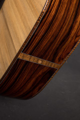 Huss and Dalton OM Custom Acoustic Guitar with Dark Forest Century Cypress and Cocobolo