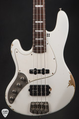 Sandberg California TM4 Left Handed Virgin White Hardcore Aged Finish Electric Bass