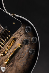 Gibson Custom Shop Dealer Select Les Paul Custom 5A Quilt Tree Of Life Cobra Burst Electric Guitar