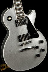 Gibson Custom Shop Made 2 Measure Les Paul Custom w/ Ebony Fingerboard Gloss Silver Sparkle 9.15 #CS302876